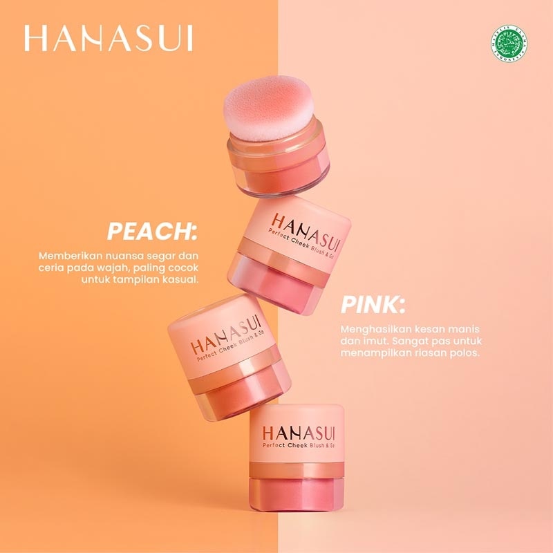 Hanasui Perfect Cheek Blush &. Go Peach