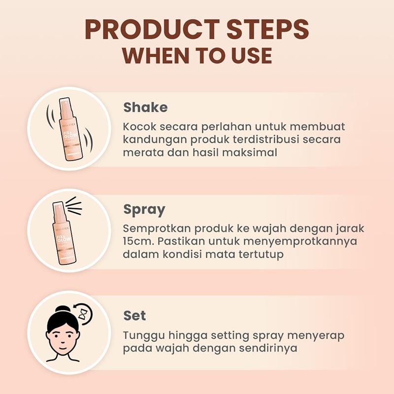 Hanasui Fix &. Glow Setting Spray