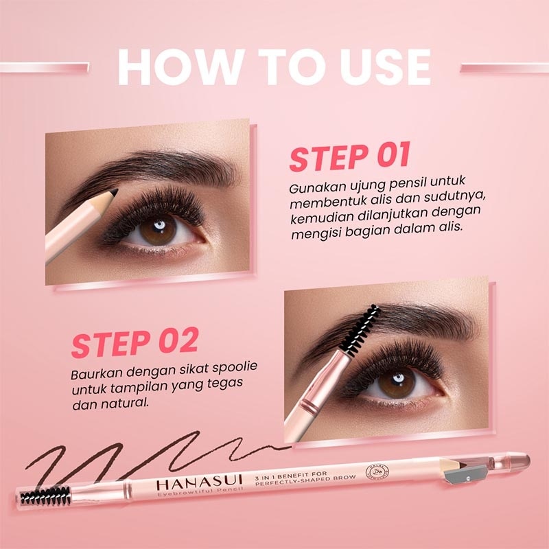 Hanasui Eyebrowtiful Pencil Light Brown