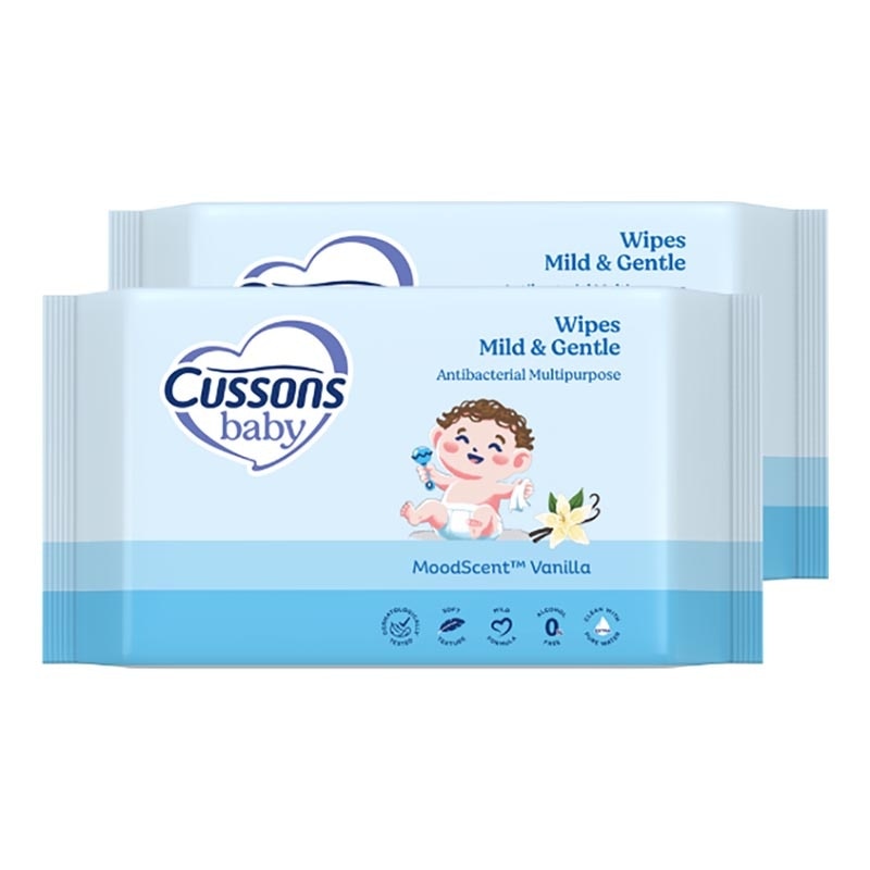 Cussons Baby Wipes Mild & Gentle 10'S