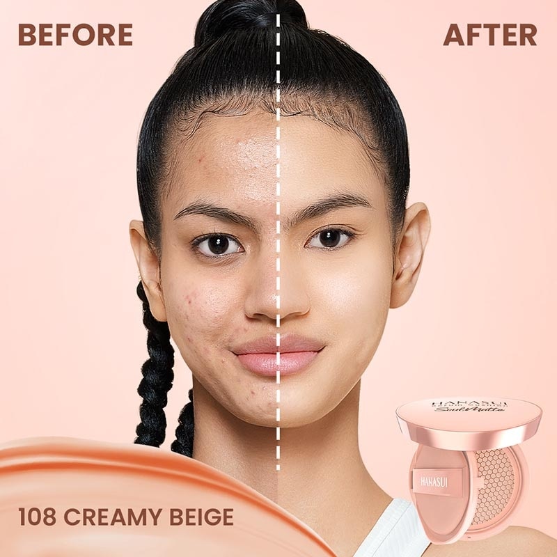 Hanasui Serum Cushion Creamy Beige 108