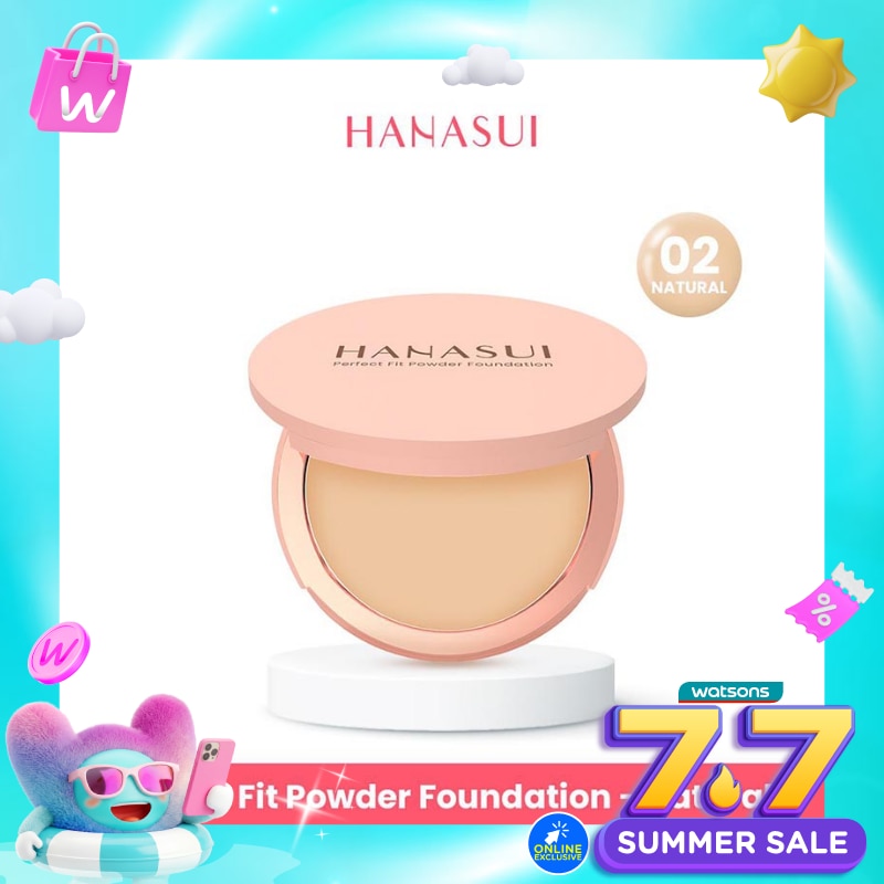 Hanasui Perf Fit S/Pwd Fdt Natural 2