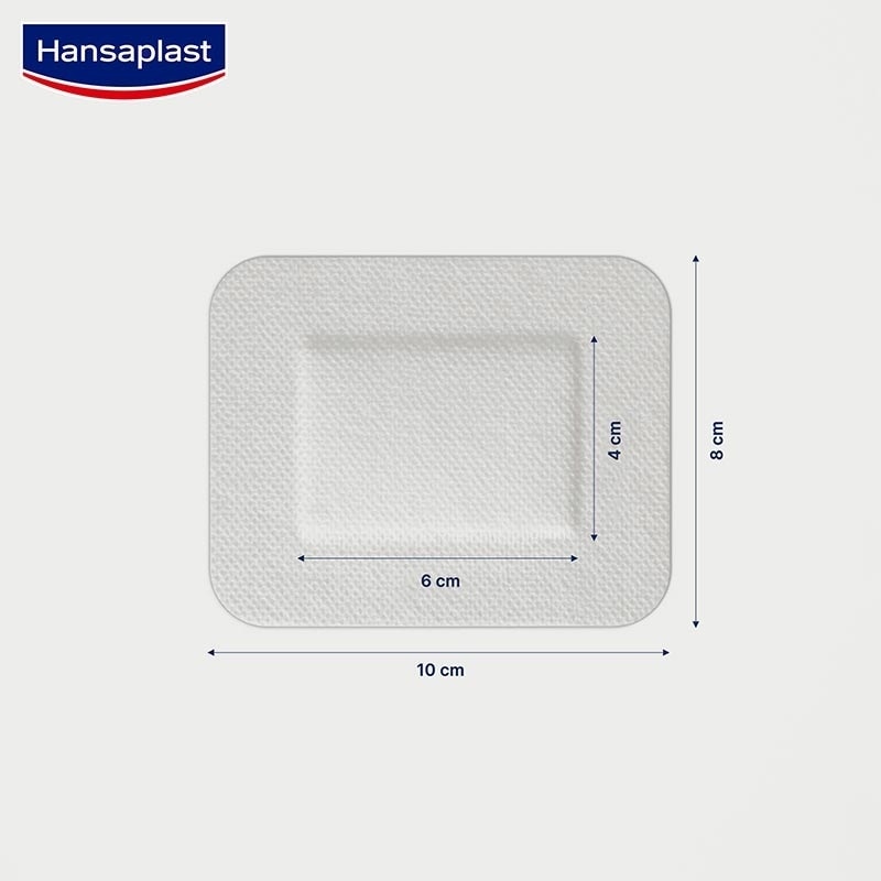 Hansaplast Sensitive Steril XXL 8 x 10cm 5pcs