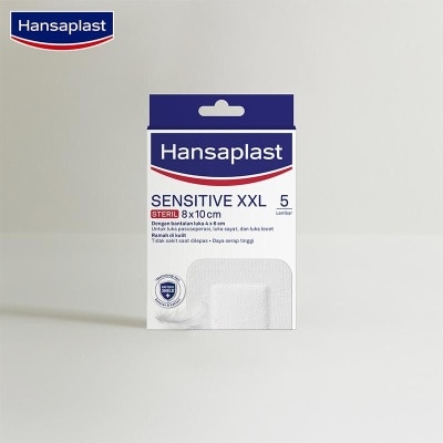 HANSAPLAST Hansaplast Sensitive Steril XXL 8 x 10cm 5pcs