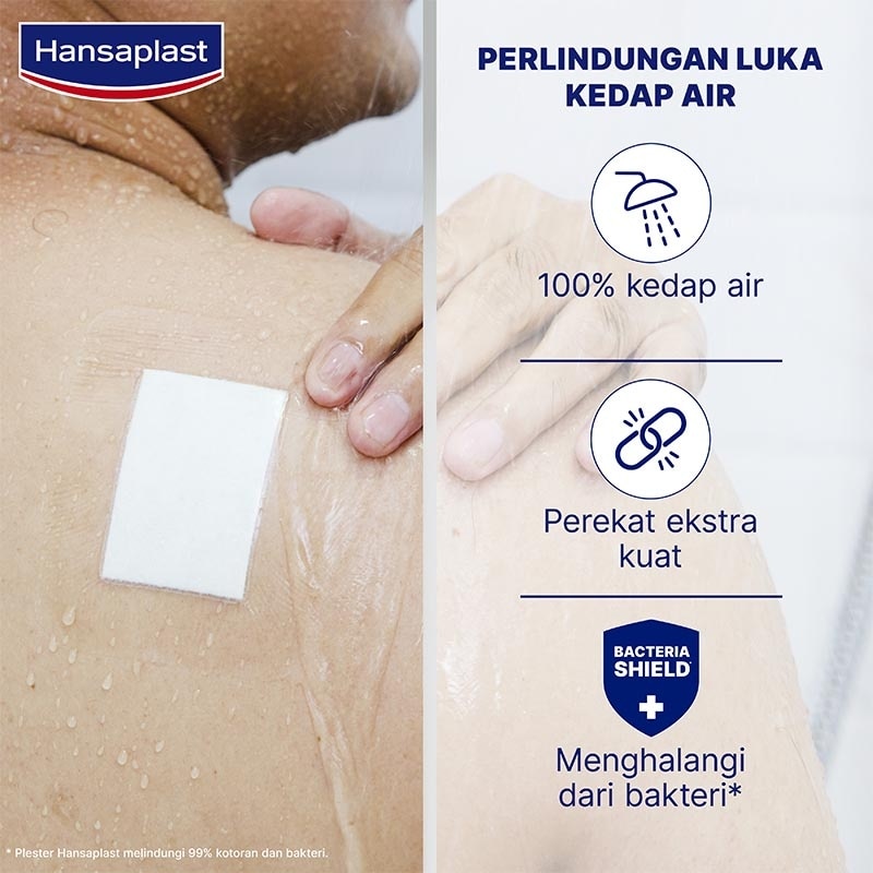 Plester Tahan Air Aqua Protect XXL isi 5 P3K Waterproof