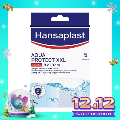 HANSAPLAST Plester Tahan Air Aqua Protect XXL isi 5 P3K Waterproof
