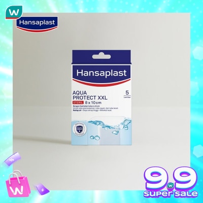 HANSAPLAST Hansaplast Aqua Protect Steril XXL 8 x 10cm 5pcs