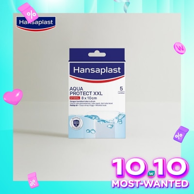 HANSAPLAST Hansaplast Aqua Protect Steril XXL 8 x 10cm 5pcs