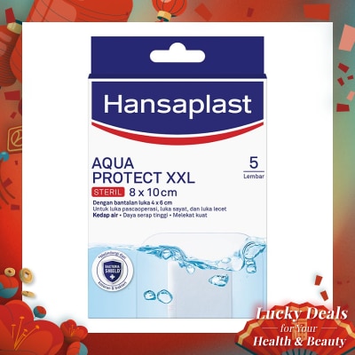 HANSAPLAST Plester Tahan Air Aqua Protect XXL isi 5 P3K Waterproof
