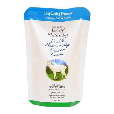 LEIVY Shower Cream Goat Milk Reffil 450ml