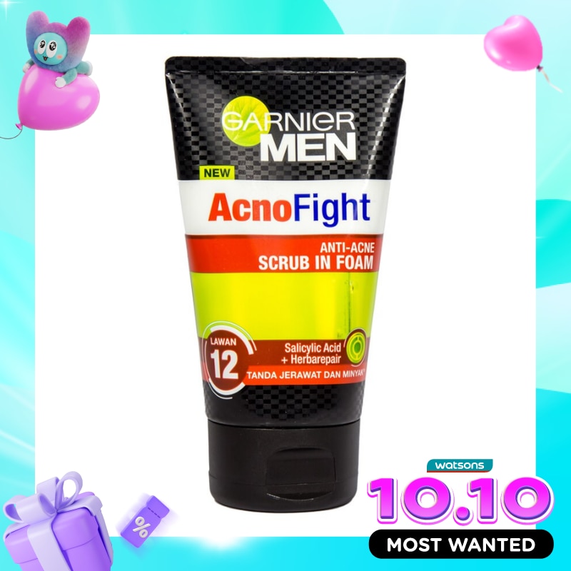 Men Acno Fight Foam 6 In 1 Anti Acne 100ml image