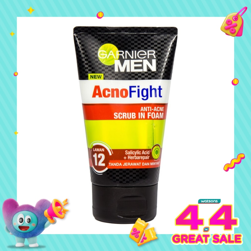 Men Acno Fight Foam 6 In 1 Anti Acne 100ml