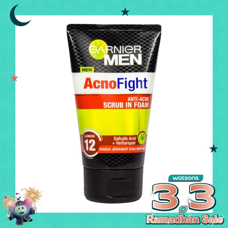 Men Acno Fight Foam 6 In 1 Anti Acne 100ml
