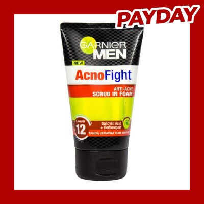 GARNIER Men Acno Fight Foam 6 In 1 Anti Acne 100ml