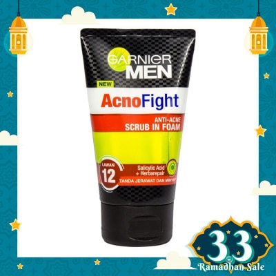 GARNIER Men Acno Fight Foam 6 In 1 Anti Acne 100ml