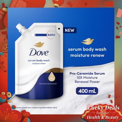 DOVE Dove Body Wash Moisture Renew Pouch 400ml