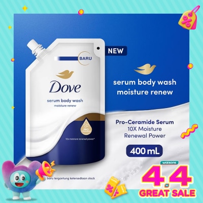 DOVE - Dove Body Wash Moisture Renew Pouch 400ml