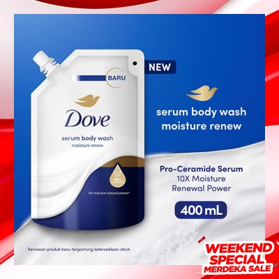 DOVE Dove Body Wash Moisture Renew Pouch 400ml