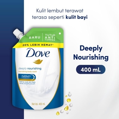 DOVE Dove Deeply Nourishing Body Wash Refill 400ml