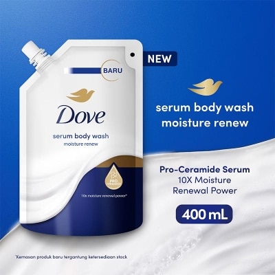 DOVE - Dove Body Wash Moisture Renew Pouch 400ml