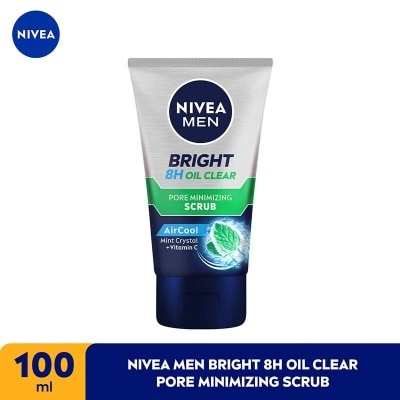 NIVEA Nivea MEN Bright Oil Clear Pore Minimizing Scrub 100mL