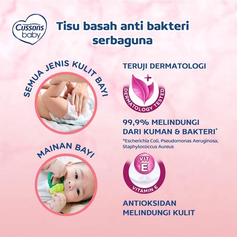 Cussons Baby Wipes Soft & Smooth 10'S