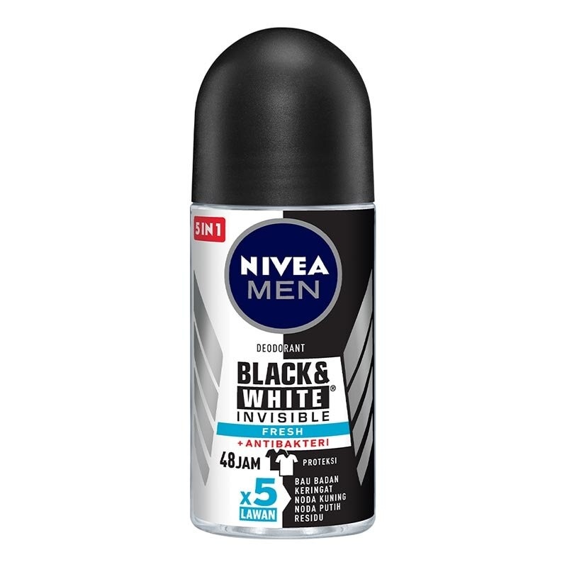 Roll On Invisible Black & White for Men 25ml