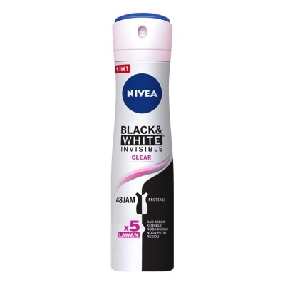 NIVEA Nivea Deodorant Invisible Black & White Spray 150mL (Female)