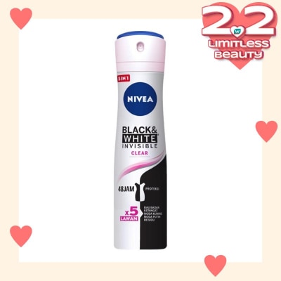 NIVEA NIVEA SPRAY INVSBLE B&W FEM150