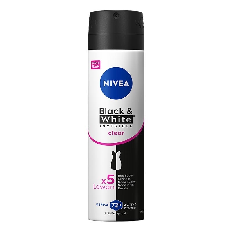 Nivea Deodorant Invisible Black & White Spray 150mL (Female)