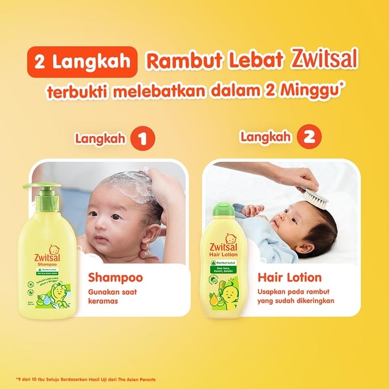Zwitsal Baby Hair Lotion Natural Aloe Vera Kemiri Seledri 100ml