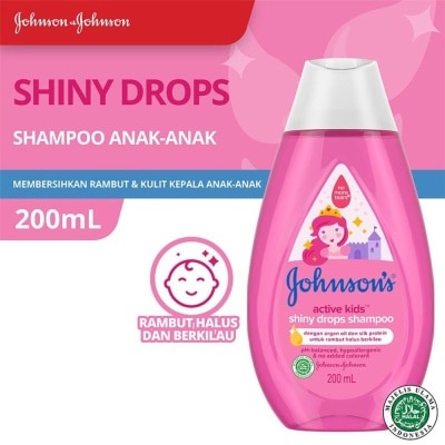 JOHNSON & JOHNSON Kids Shiny Drops Shampoo 200ml