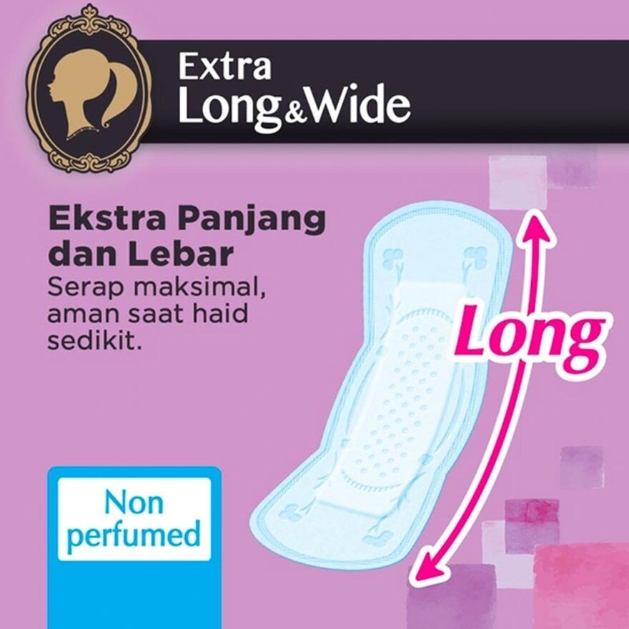 Laurier Pantyliner Long & Absorb (Non-Perfume) 20'S