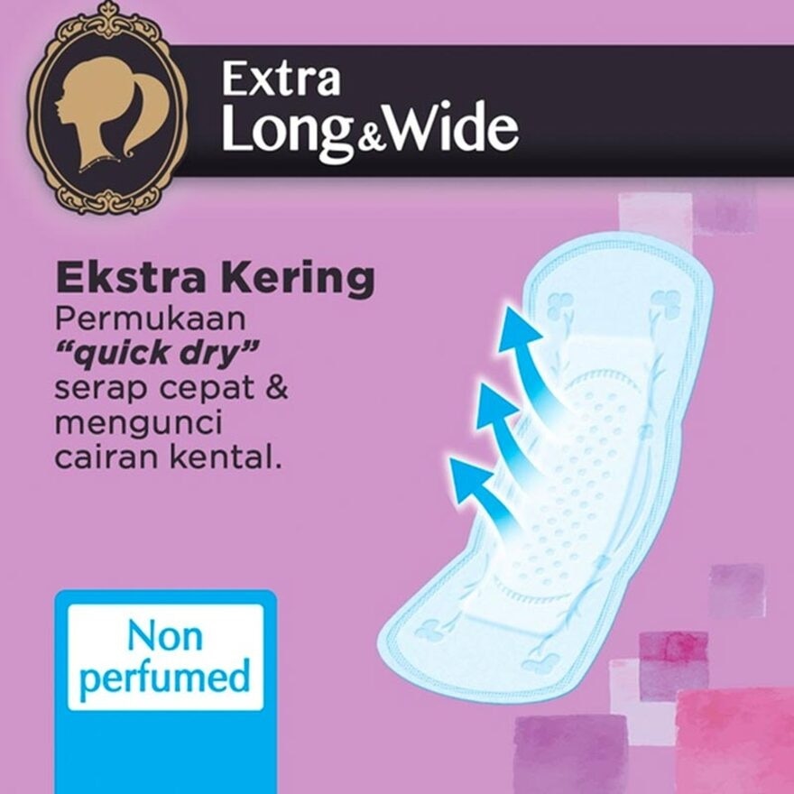 Laurier Pantyliner Long & Absorb (Non-Perfume) 20'S