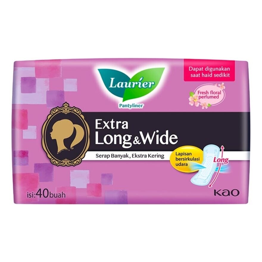 Panty Liner Fit Extra Long & Wide Absorb (Non-Perfume) 40s