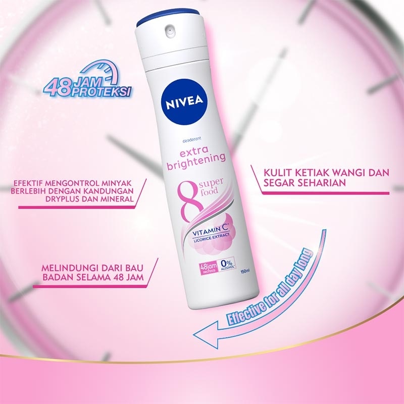 Extra Whitening Deodorant Spray 150ml