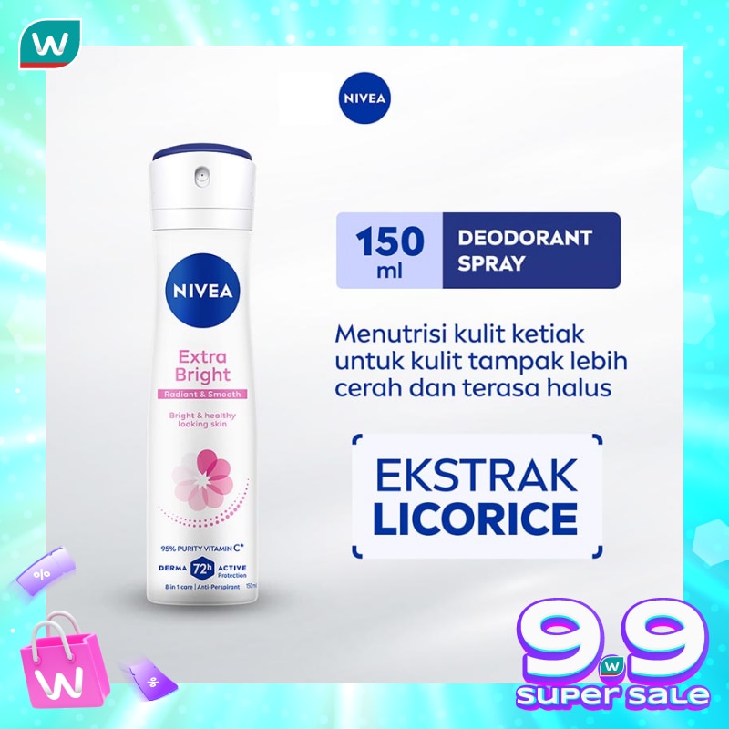 Extra Whitening Deodorant Spray 150ml