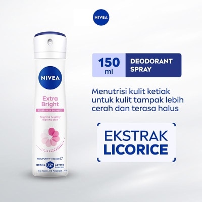 NIVEA Nivea Deodorant Extra Brightening Spray 150mL