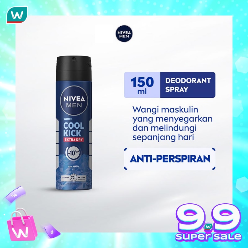Nivea MEN Deodorant Cool Kick Spray 150mL