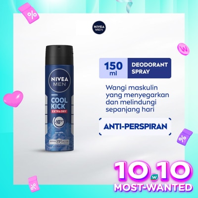 NIVEA Nivea MEN Deodorant Cool Kick Spray 150mL