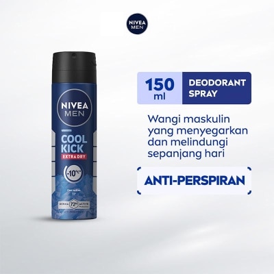 NIVEA Cool Kick Spray  for Men 150ml