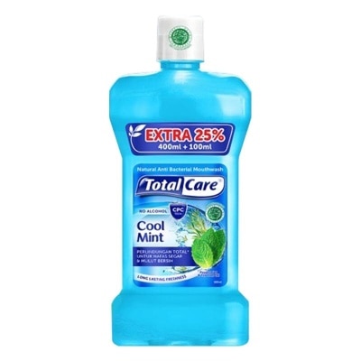 Total Care Total Care Mouthwash Cool Mint 400+100Ml