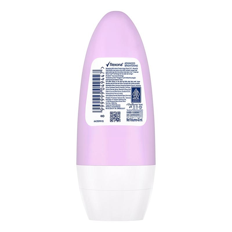 Women Deodorant Anti-Perspirant Roll On Advanced Whitening 45ml