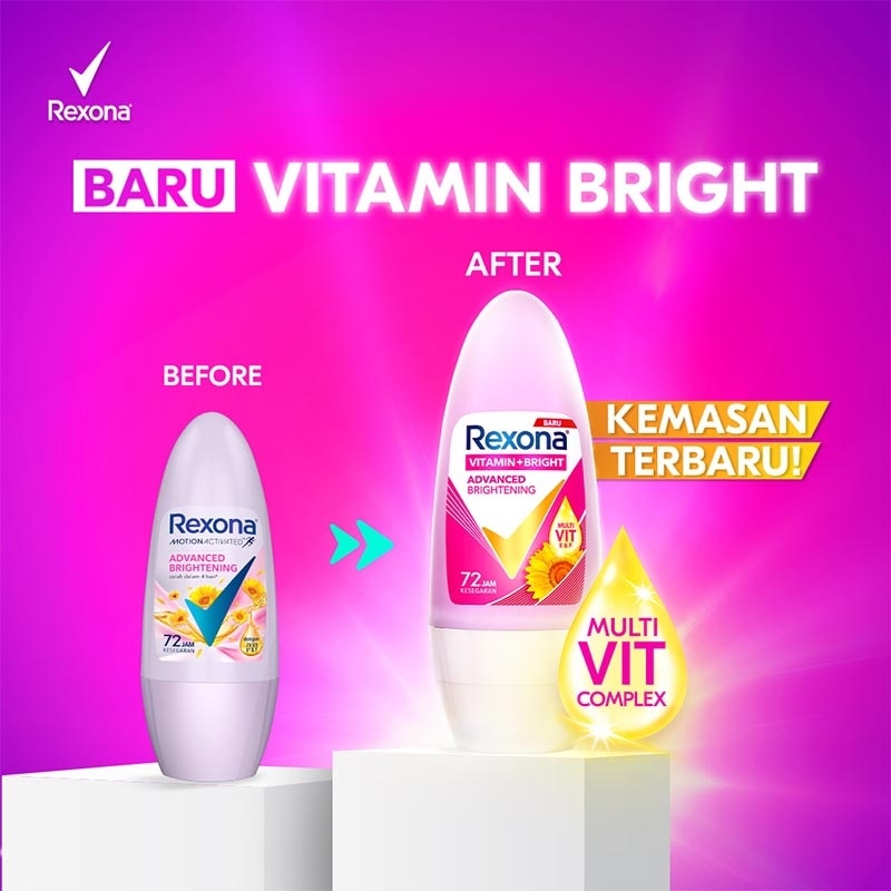Women Deodorant Anti-Perspirant Roll On Advanced Whitening 45ml