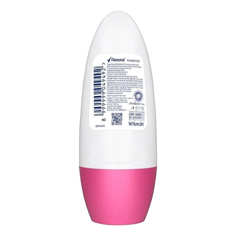 REXONA, Women Deodorant Anti-Perspirant Roll On Powder Dry