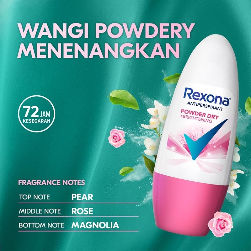 Women Deodorant Anti-Perspirant Roll On Powder Dry 45ml