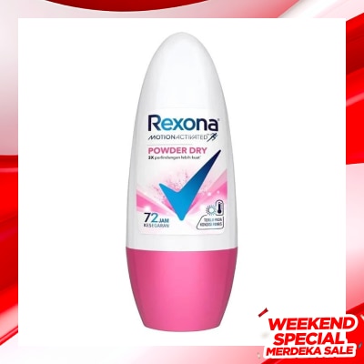 REXONA Women Deodorant Anti-Perspirant Roll On Powder Dry 45ml