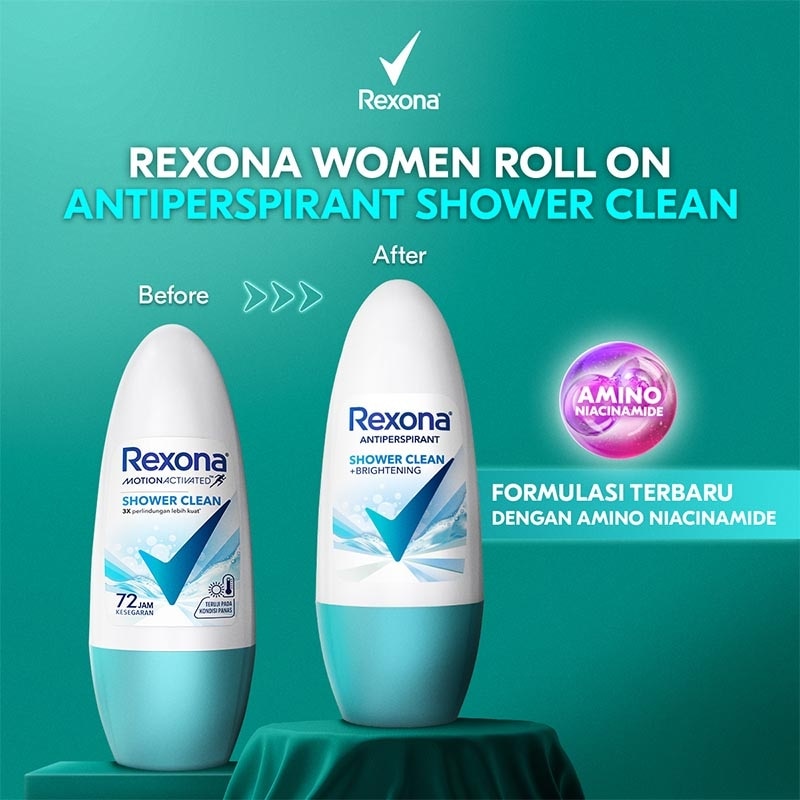 Women Deodorant Anti-Perspirant Roll On Shower Clean 45ml