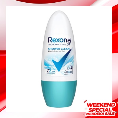 REXONA Women Deodorant Anti-Perspirant Roll On Shower Clean 45ml