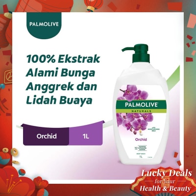 PALMOLIVE Palmolive Naturals Shower Gel Orchid 1L - Sabun Mandi Cair